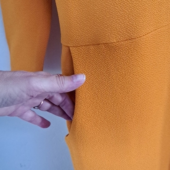 Yelete  Comfort and Classic Dress Color Soft Pumpkin Size Small - Picture 7 of 10